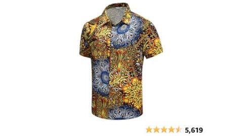 SheLucki Hawaiian Shirt for Men