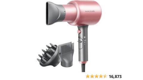 Wavytalk Ionic Hair Dryer Blow Dryer with Diffuser & Comb