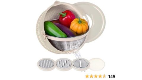 4-1 Colander with Mixing Bowl Set