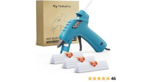 Tilswall Hot Glue Gun Kit with 30 Glue Sticks