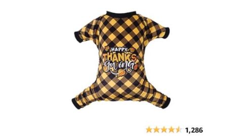 CuteBone Thanksgiving Dog Pajamas Costumes