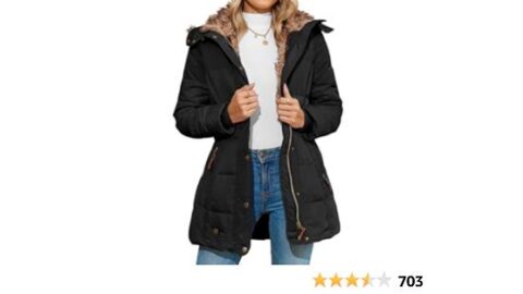 Remikstyt Womens Coats Winter Zipper