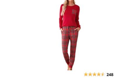 difficort Christmas Pajamas for Women