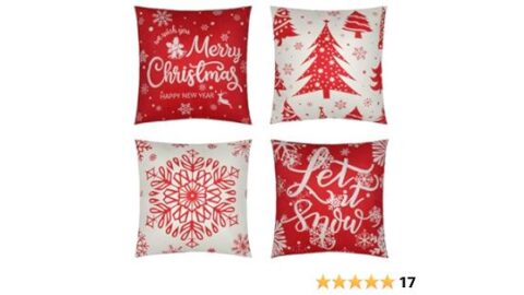 Christmas Throw Pillow Covers