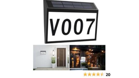 Solar House Number Light Waterproof