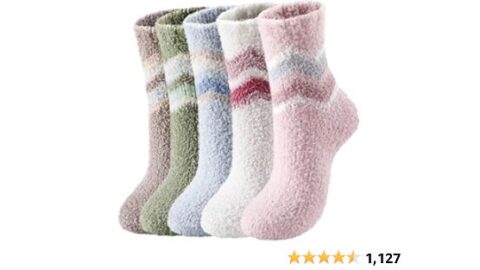 Trifabricy Fuzzy Socks for Women