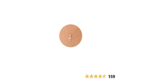 IEFWELL Cross Necklace for Women Girls