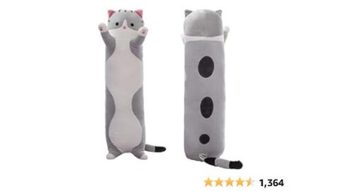 Long Cat Plush Pillow Cat Body Pillow