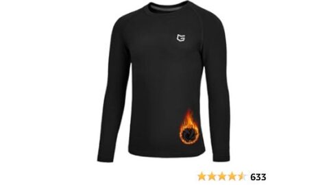 G Gradual Youth Boys Compression Thermal Shirt Long Sleeve