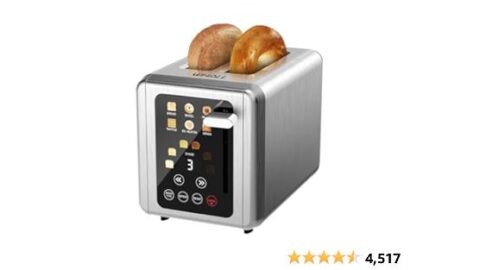 WHALL Touch Screen Toaster 2 Slice