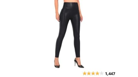 RUFIYO Faux Leather Leggings