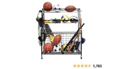 Kinghouse Garage Sports Equipment Organizer