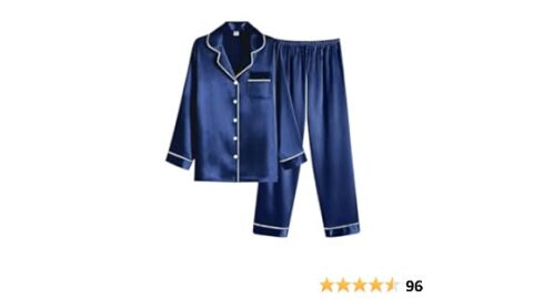 Women Satin Pajamas Set