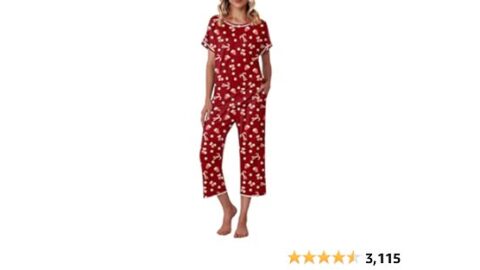 Women's Capri Pajama Sets