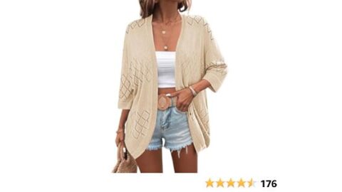 Lightweight Crochet Cardigan Sweaters