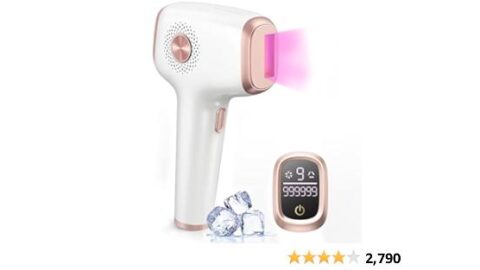 Laser Hair Removal with Ice Cooling Care Function