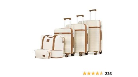 5 Piece Suitcase Sets