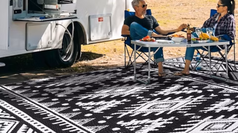 Waterproof Outdoor Rug, Just $19.49