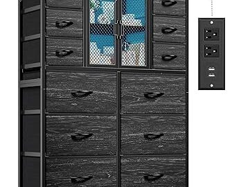 Tall Dresser with 12 Drawers Dresser