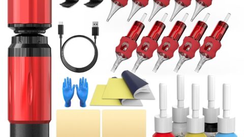 AIDEN 78PCS Wireless Tattoo Gun Kit