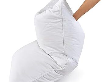 Three Geese White Goose Feather Polyester Bed Pillows