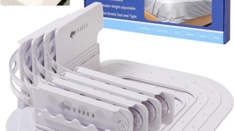 Adjustable Sheet Clips Keep Sheets in Place