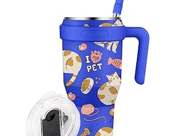 Sursip 40 oz Insulated Tumbler with Screw Lid