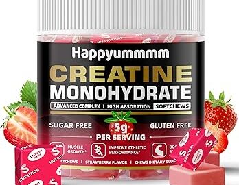Creatine Monohydrate Soft Chews 5g for Men & Women