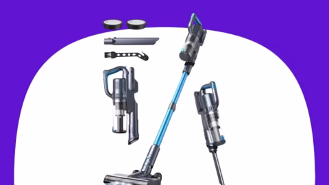 Cordless Vacuum Cleaner, Now $59.99 WAS $210 With Amazon Discounts