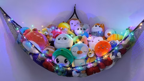 Stuffed Animals Net With LED Lights, Only $5.59 on Amazon (Reg. $11.99)