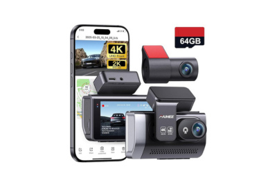 CODE SHOULD AUTO APPLY - 3 Channel Dash Cam, 4K STARVIS 2 HDR Dash Cam Front and Rear