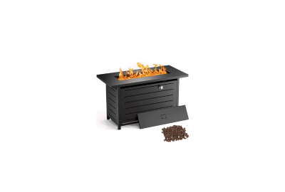 43" Rectangular Gas Fire Pit Table