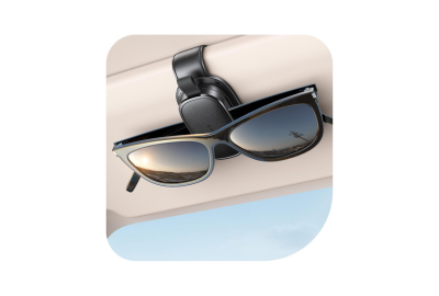 Upgrade 360° Rotating & One-Hand Operation Sunglass Holder for Car