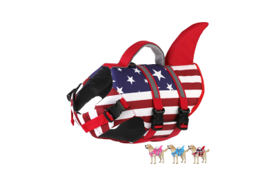 Dog Harness-Style Life Jacket Shark
