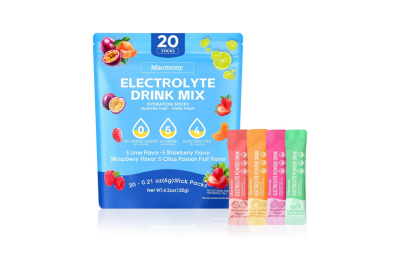 CHOOSE MIX Electrolyte Powder Packets Hydration Drink Mix (20 Sticks)