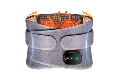 SPOUSE TIRED OF RUBBING YOUR BACK??? Waist Massager with Heating Vibration 3 Levels Adjustable
