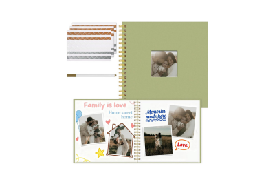 10"x10" Linen Hardcover Scrapbook Photo Album