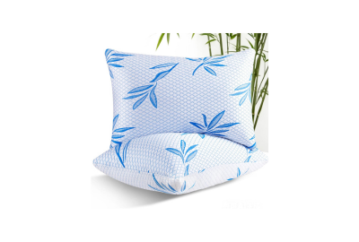 2 Pack King Size Cooling Rayon Derived from Bamboo Pillow