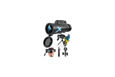 High Power HD Monocular Telescope with Phone Adapter & Tripod