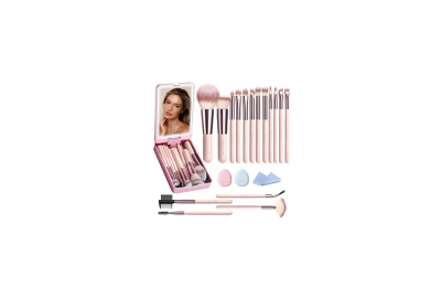 Makeup Brushes with Case, 20PCs