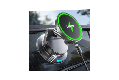 LISEN MagSafe Vacuum 15W Car Mount Charger