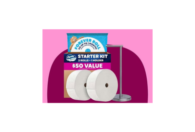 EQUALS 64 ROLLS - Charmin Toilet Paper Ultra Soft, Forever Roll Starter Kit