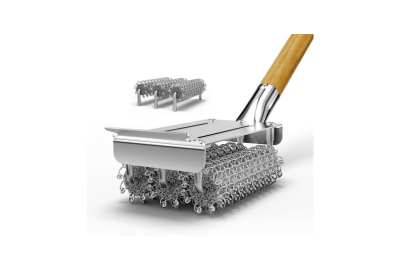 Grill Brush and Scraper Bristle Free with 3 Replacement Head