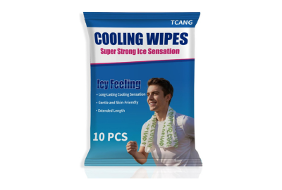 10 Pack Cooling Body Wipes for Outdoor Sports, Camping, Hiking, Workout & Hot Weather