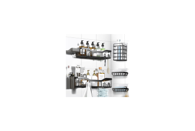 Shower Caddy Adhesive Shower Organizer 7-Pack