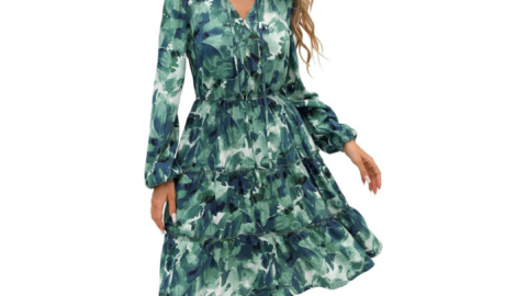BTFBM Floral Boho Swing Dresses