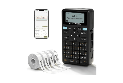 SUPVAN E11 Keyboard & Bluetooth Label Maker Machine with 4 Tapes